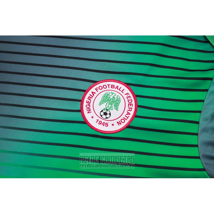 Chandal del Nigeria Manga Corta 2024-2025 Gris Verde - Pantalon Corto